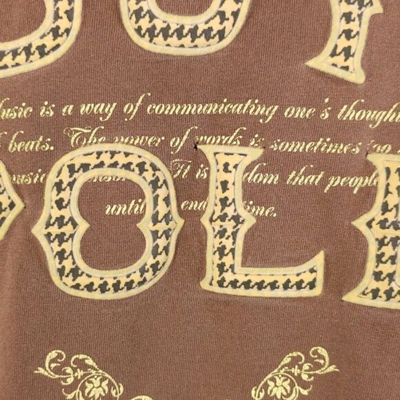 Southpole T Shirt Vintage Y2K Spell Out Streetwear Mens Size Large OVERSIZED - Picture 2 of 7